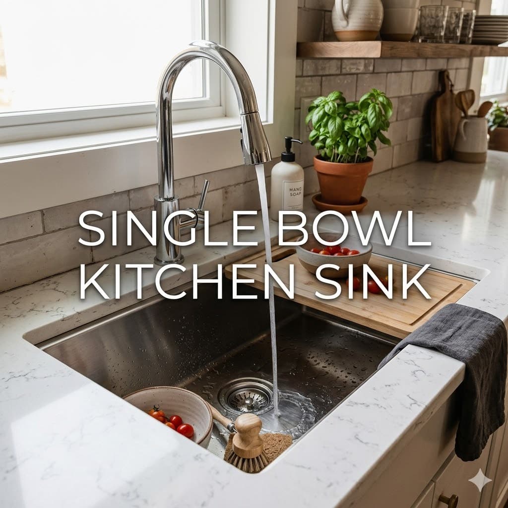 Single Bowl Kitchen Sink