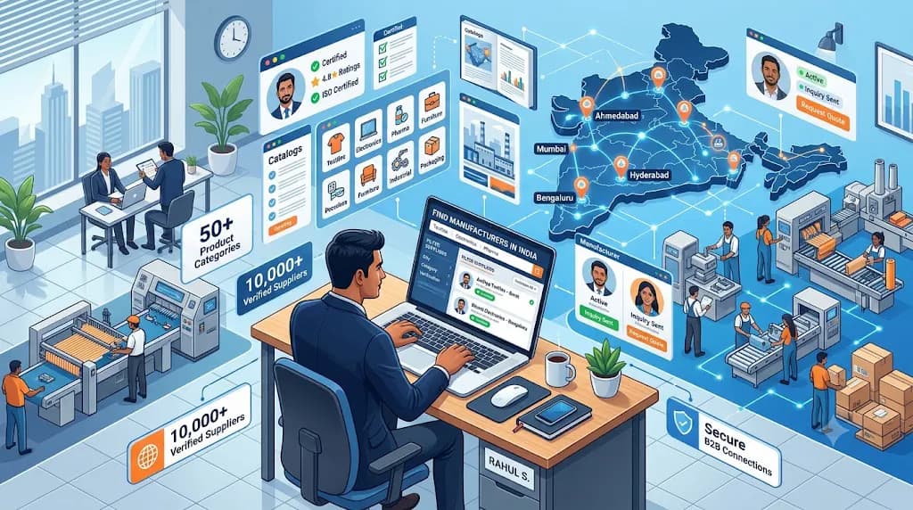 How to Find Manufacturers in India and Build Reliable Business Connections