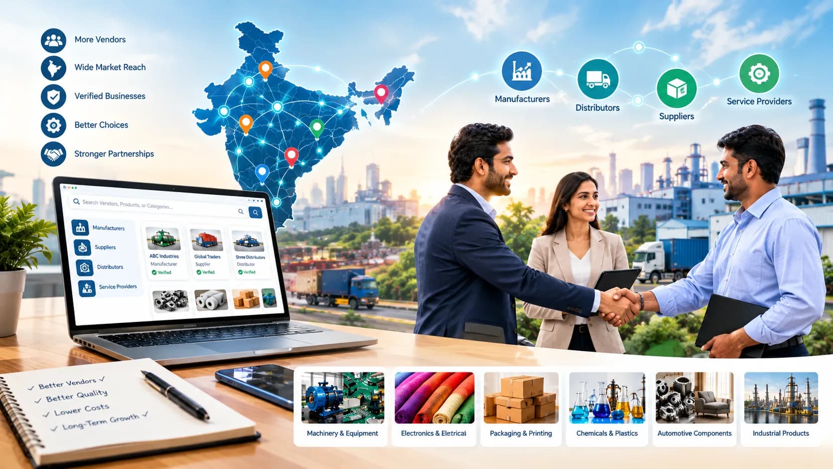 Building a Reliable Vendor Network Through Digital B2B Business Platforms