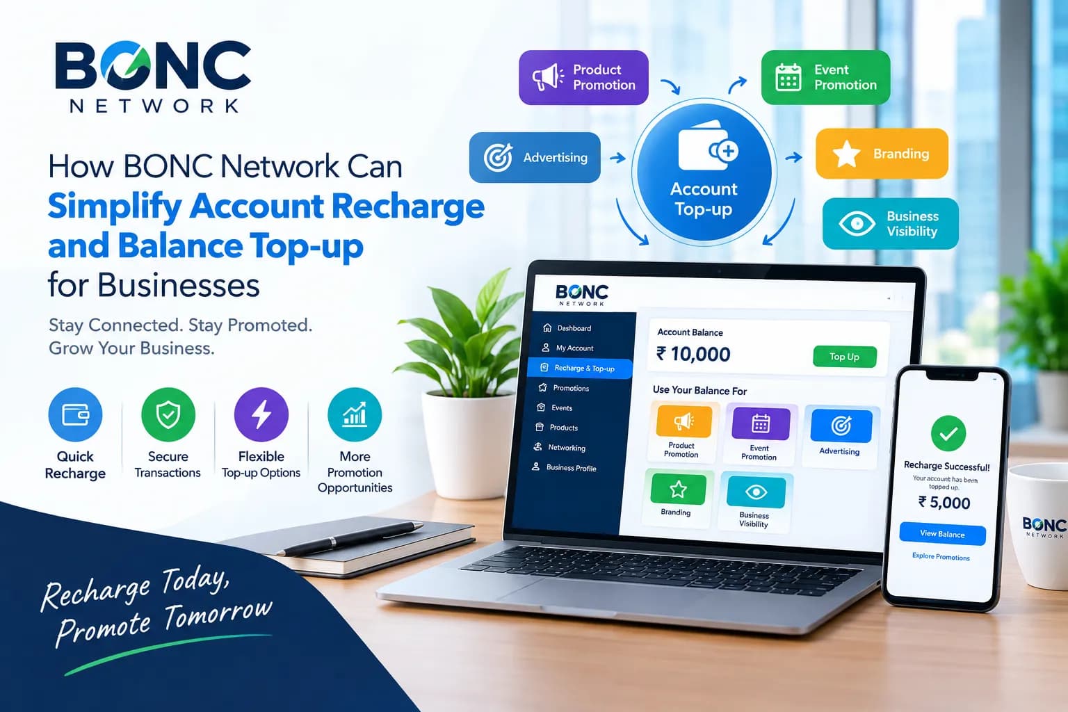 How BONC Network Can Simplify Account Recharge and Balance Top-up for Businesses