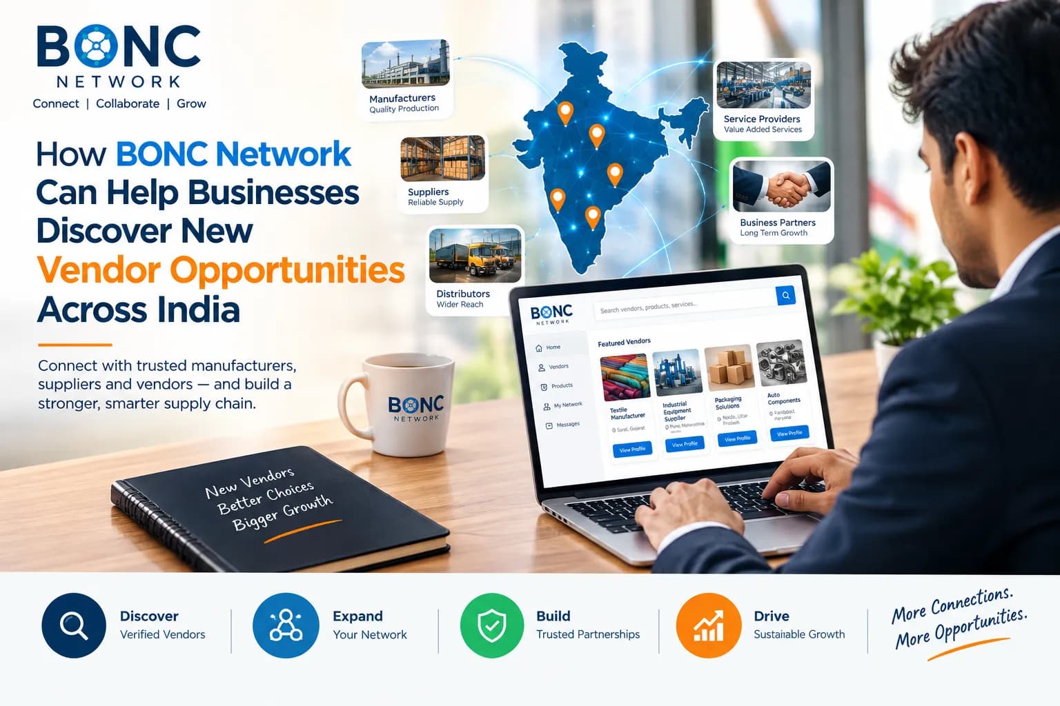 How BONC Network Can Help Businesses Discover New Vendor Opportunities Across India