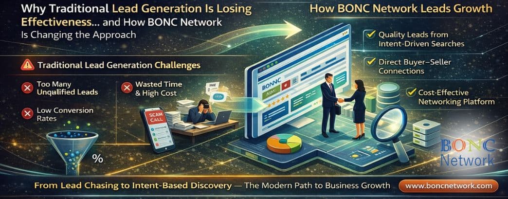 Why Traditional Lead Generation Is Losing Effectiveness and How BONC Network Is Changing the Approach
