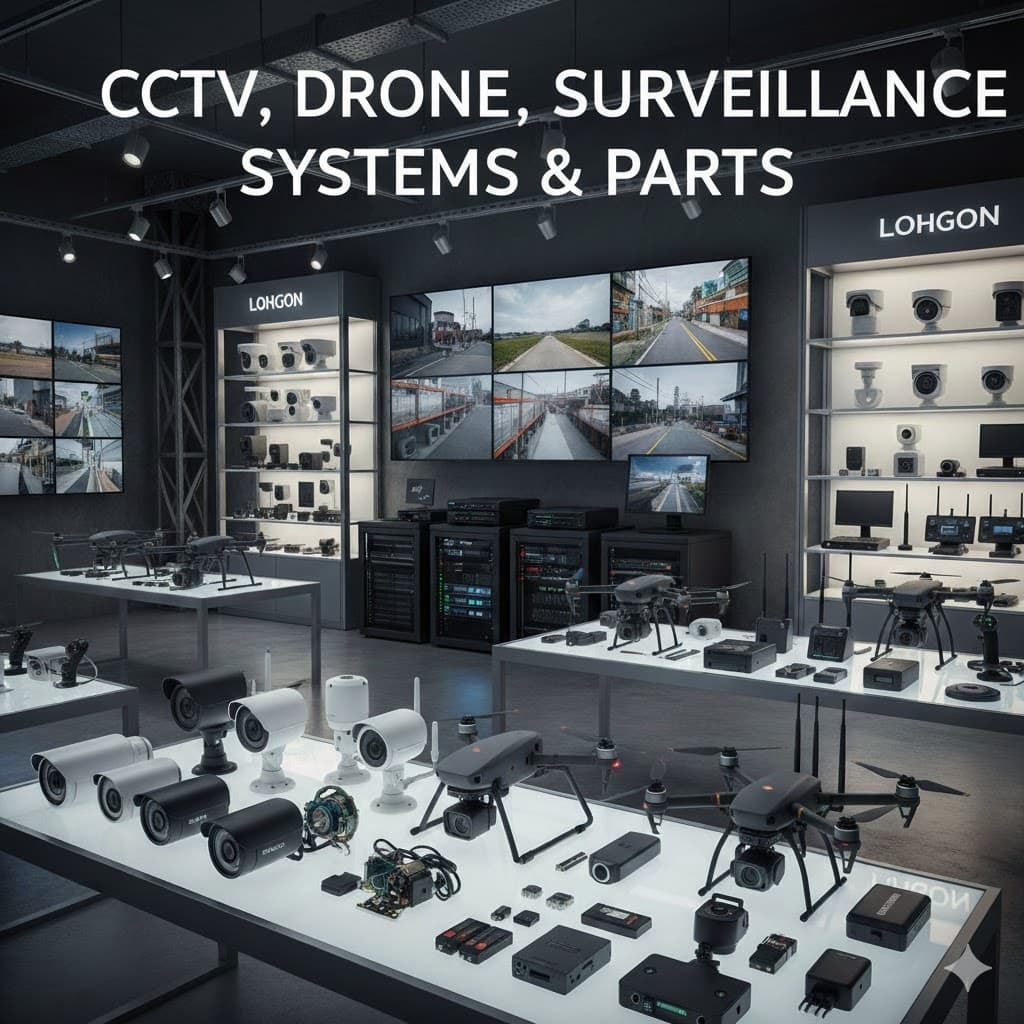 CCTV, Drone, Surveillance Systems and Parts