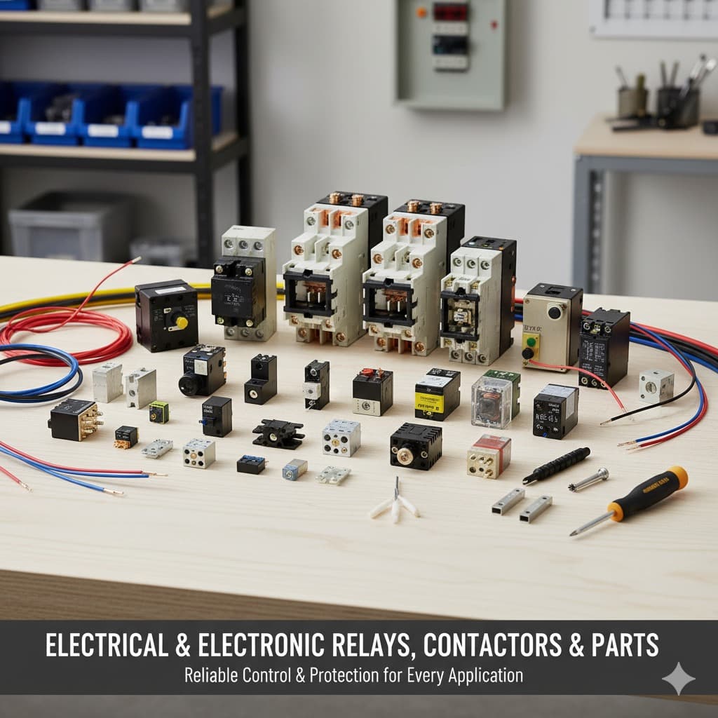 Electrical & Electronic Relays, Contactors and Parts