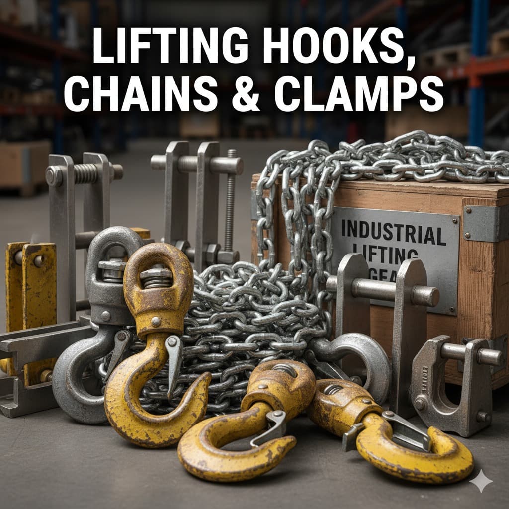 Lifting Hooks, Chains & Clamps