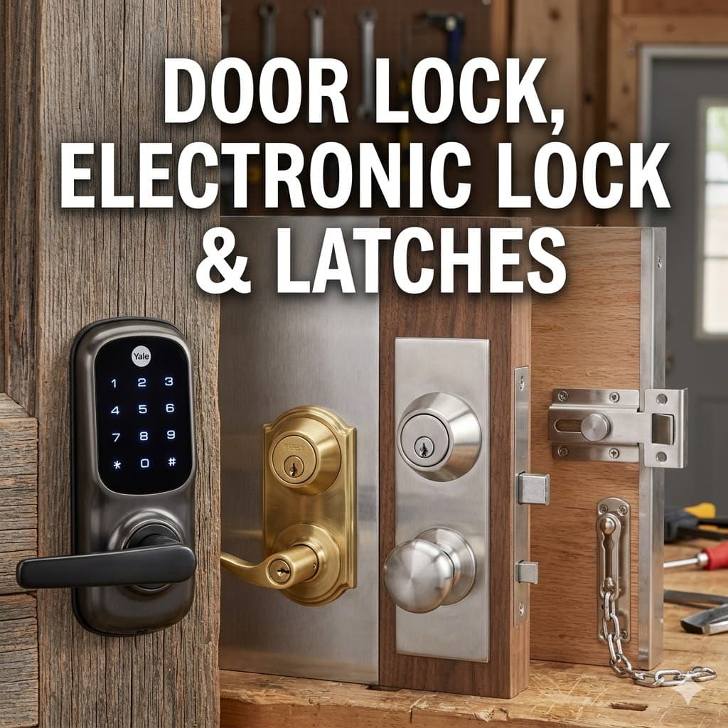 Door Lock, Electronic Lock & Latches