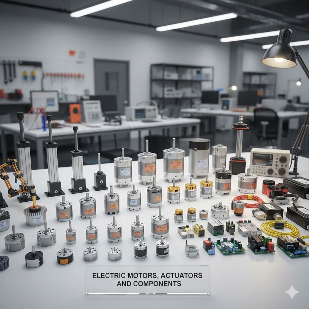 Electric Motors, Actuators and Components