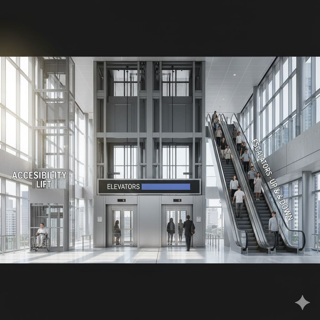 Elevators, Escalators, Lift