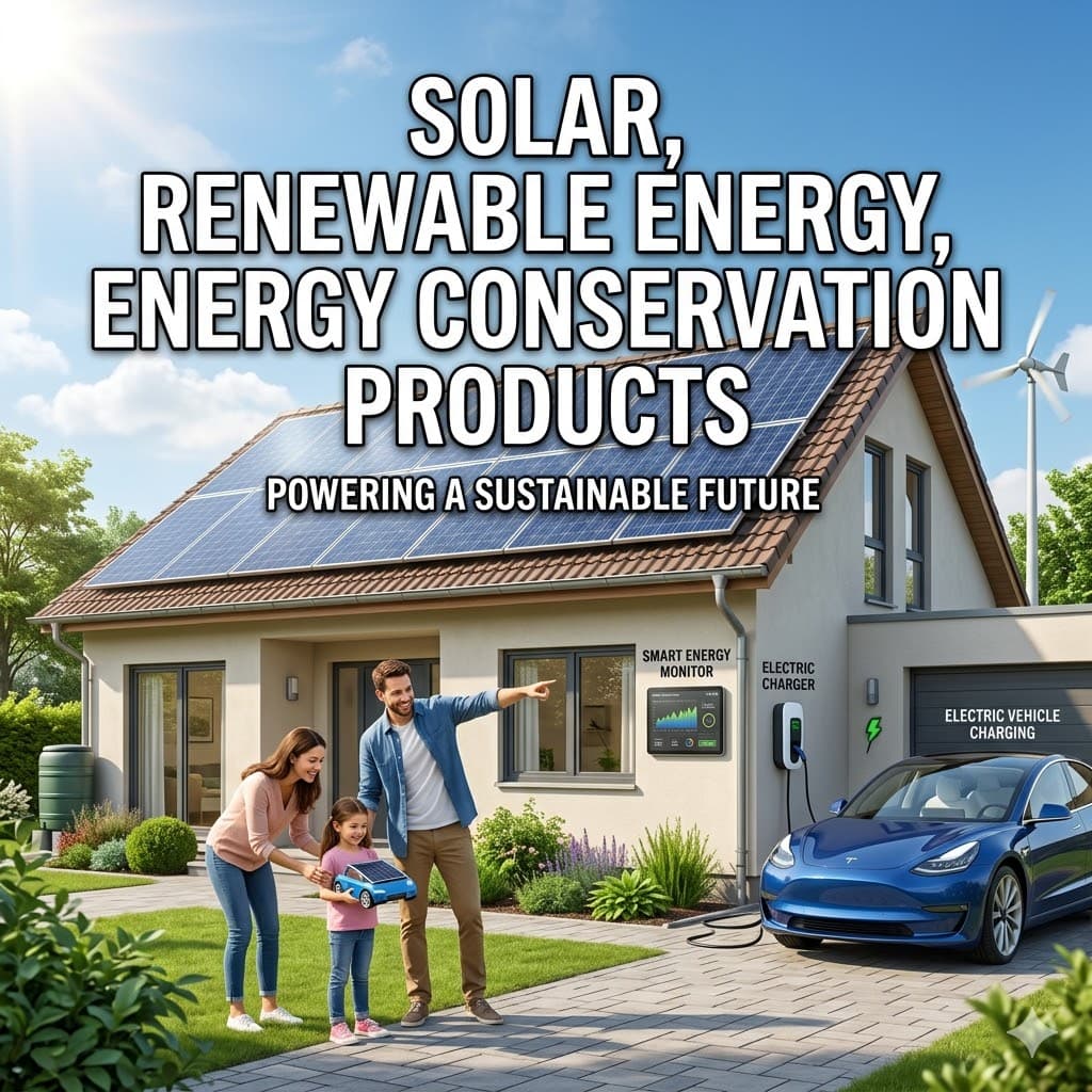 Solar, Renewable Energy, Energy Conservation Products