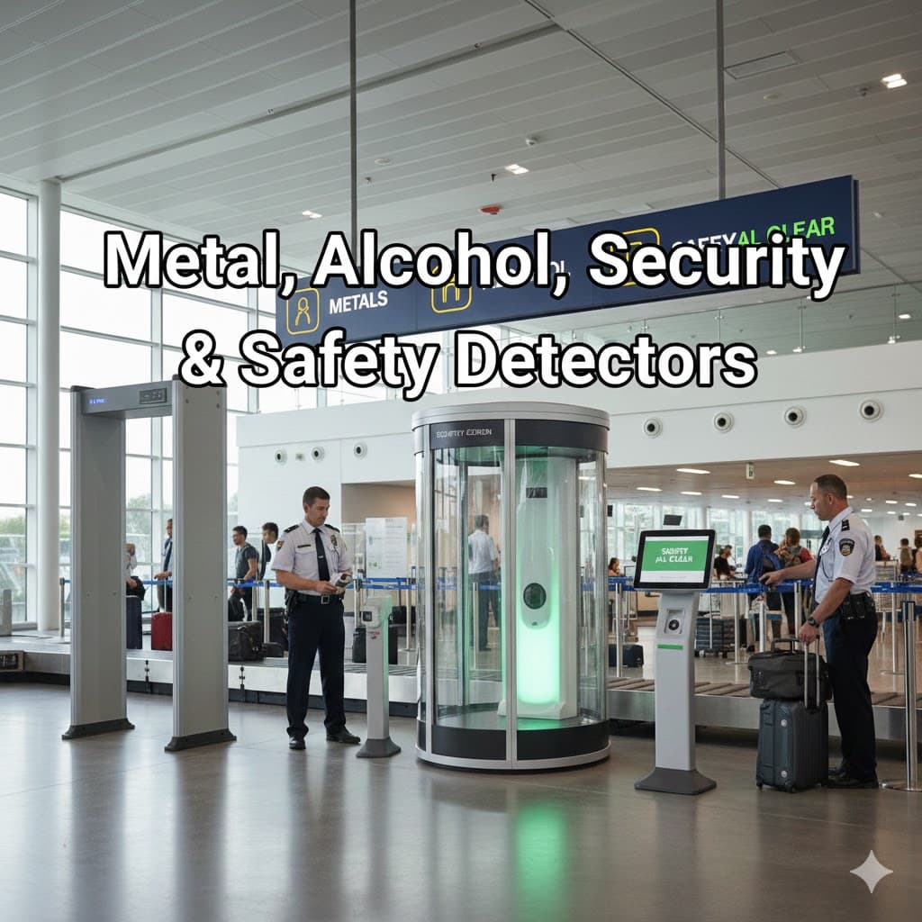 Metal, Alcohol, Security & Safety Detectors