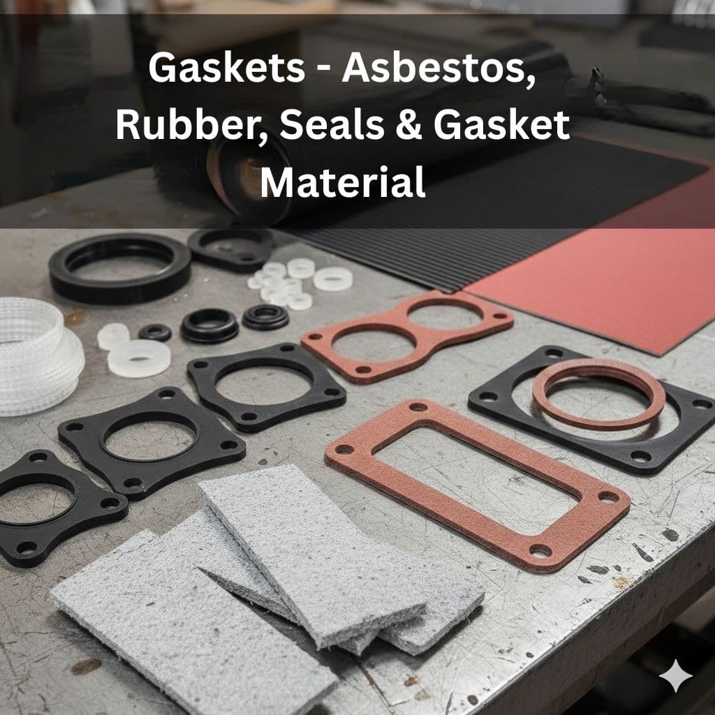 Gaskets - Asbestos, Rubber, Seals & Gasket Material