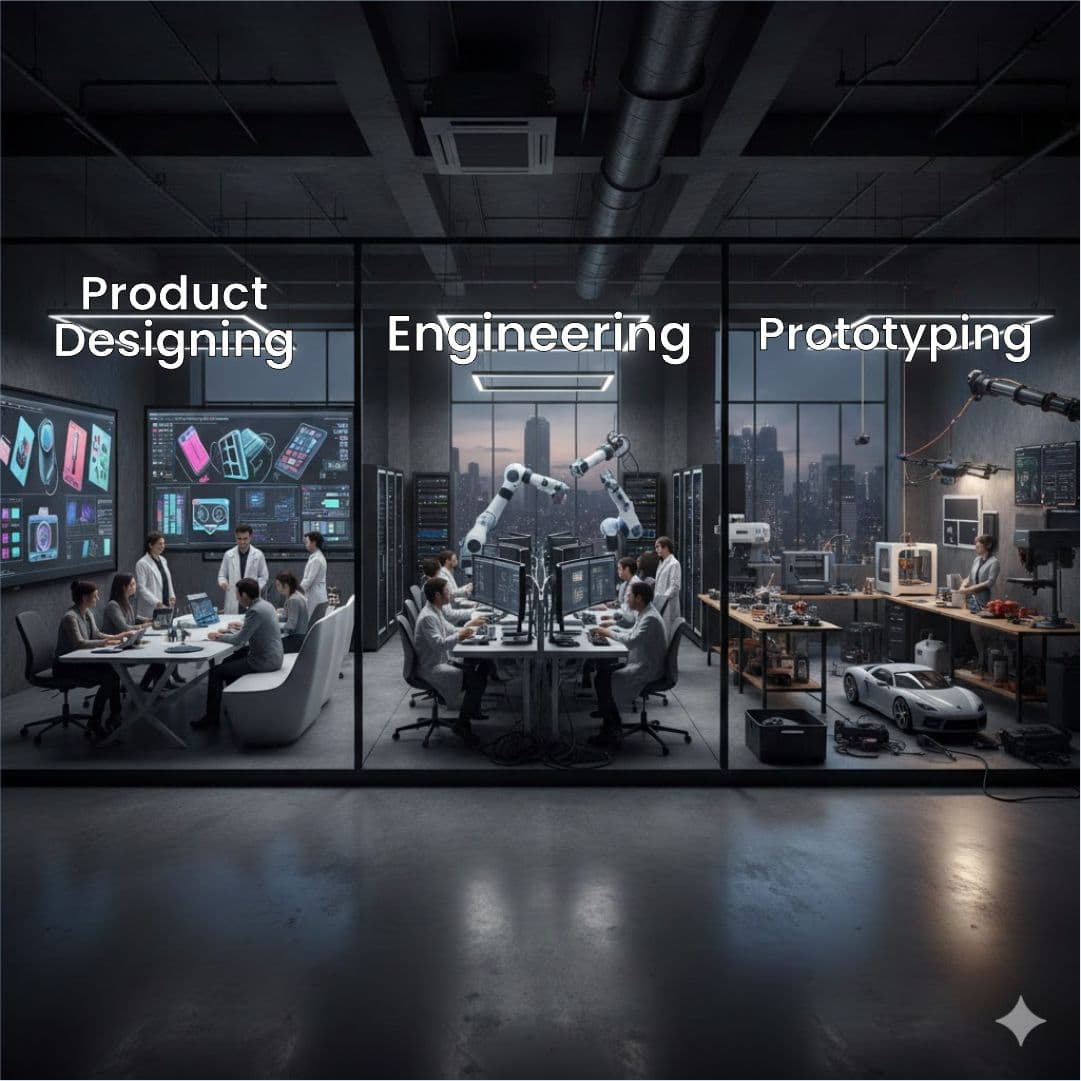 Product Designing, Engineering and Prototyping