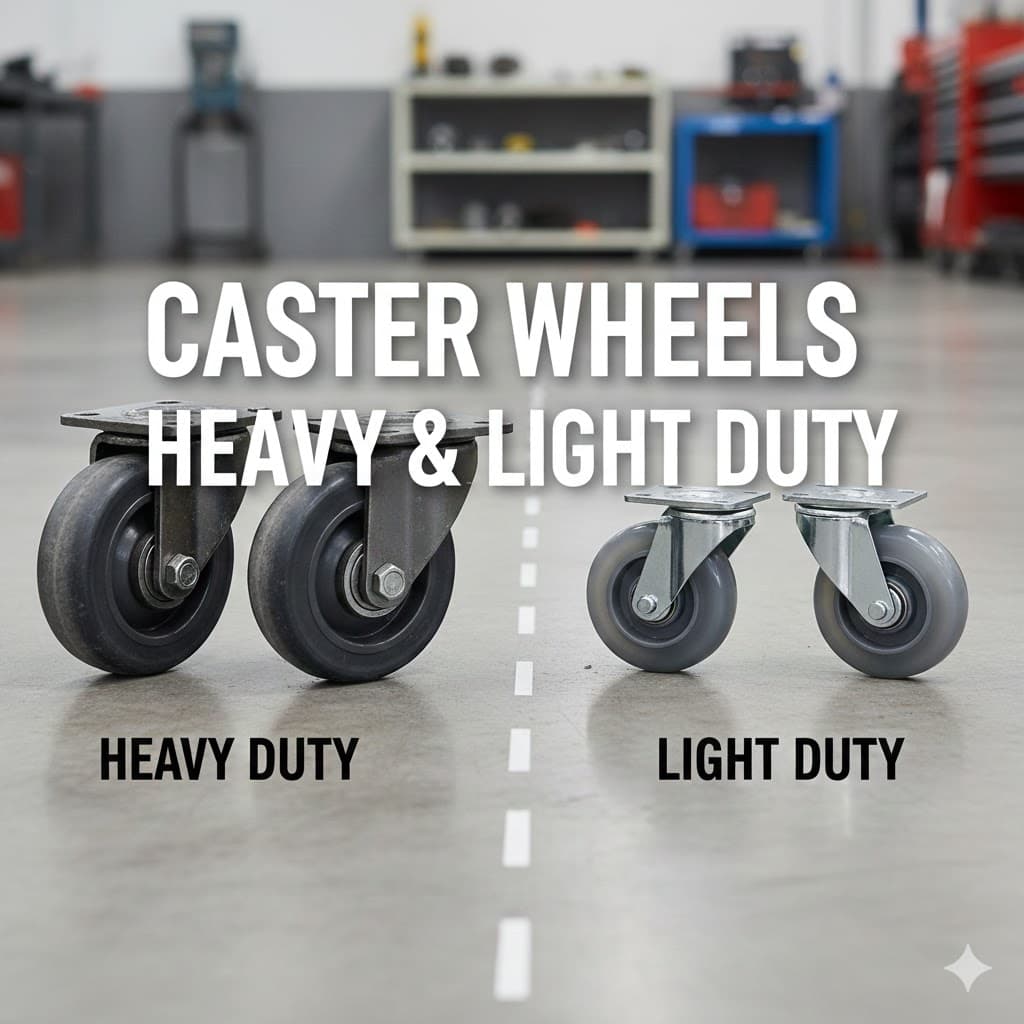 Caster Wheels Heavy & Light Duty