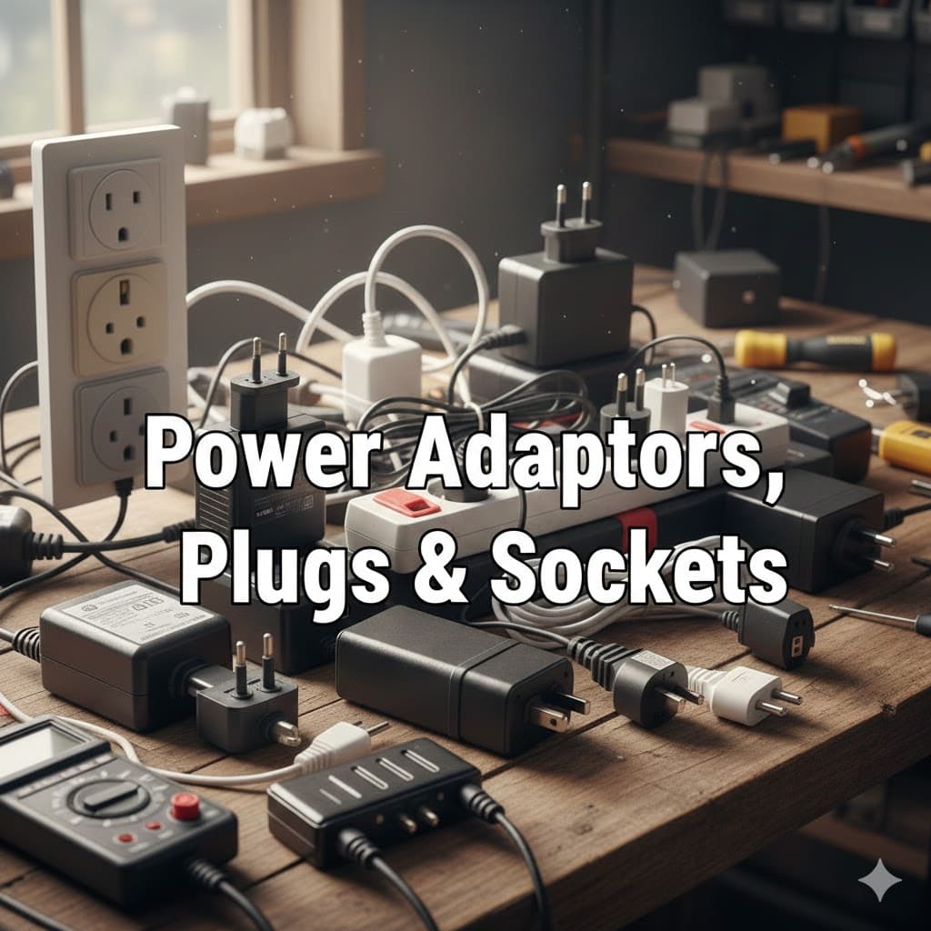 Power Adaptors, Plugs & Sockets