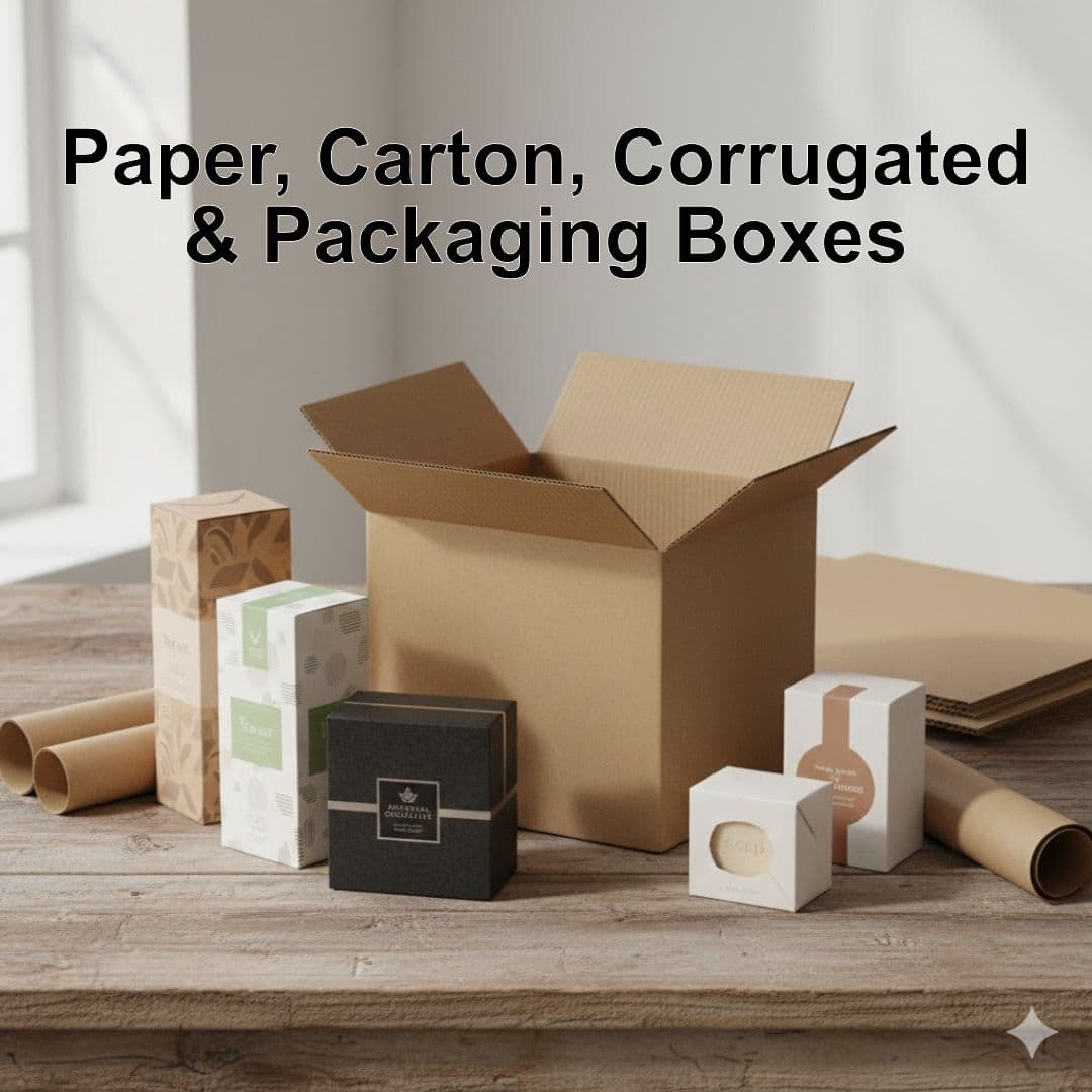 Paper, Carton, Corrugated & Packaging Boxes