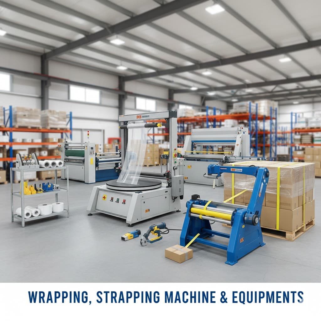 Wrapping, Strapping Machine & Equipments
