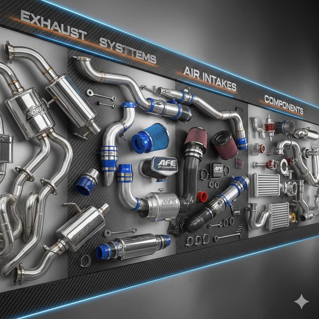 Exhaust Systems, Air Intakes & Components