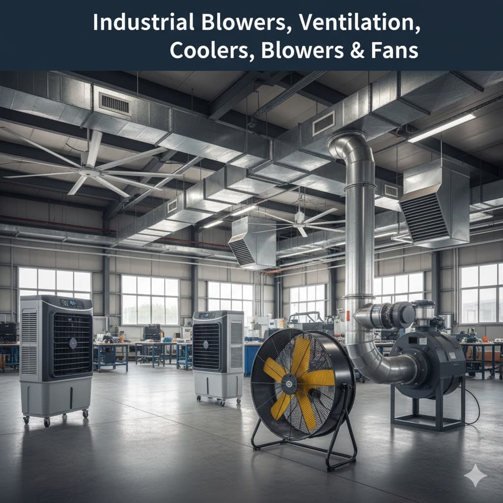 Industrial Blowers, Ventilation, Coolers, Blowers & Fans
