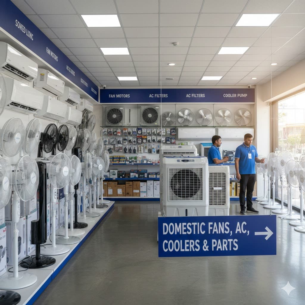 Domestic Fans, AC, Coolers & Parts