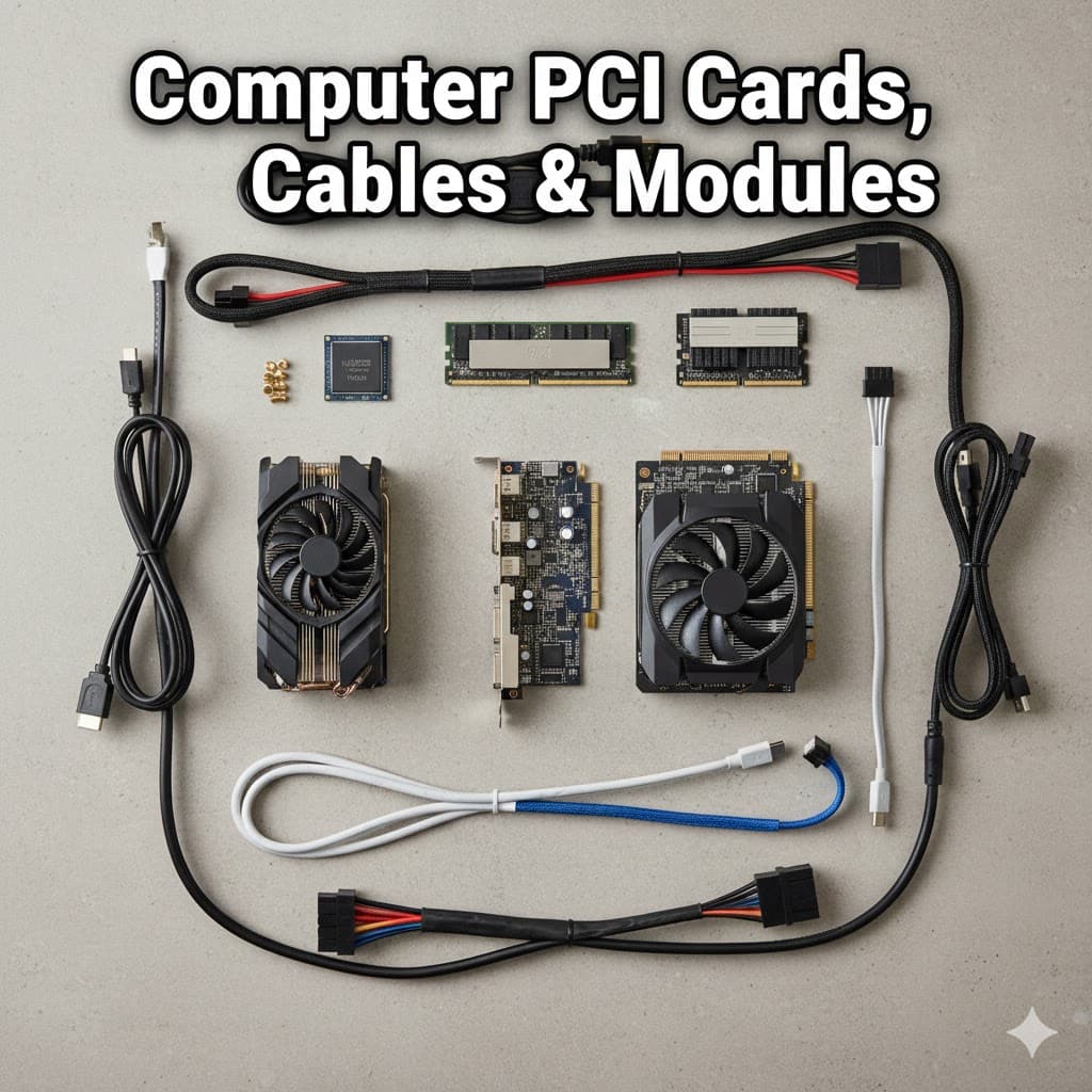 Computer PCI Cards, Cables & Modules
