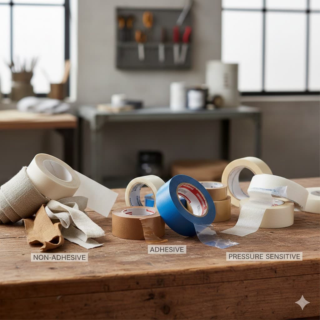 Tapes - Non Adhesive, Adhesive & Pressure Sensitive