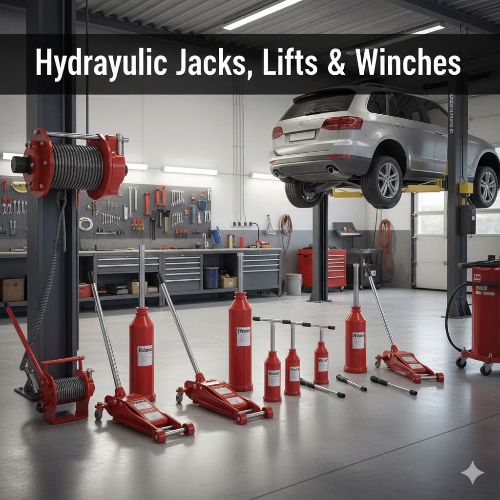 Hydraulic Jacks, Lifts & Winches