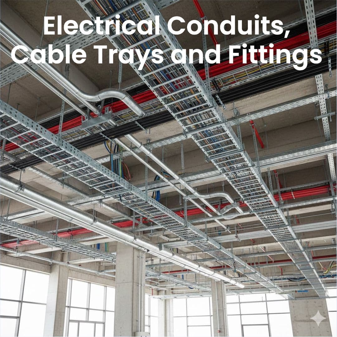 Electrical Conduits, Cable Trays and Fittings