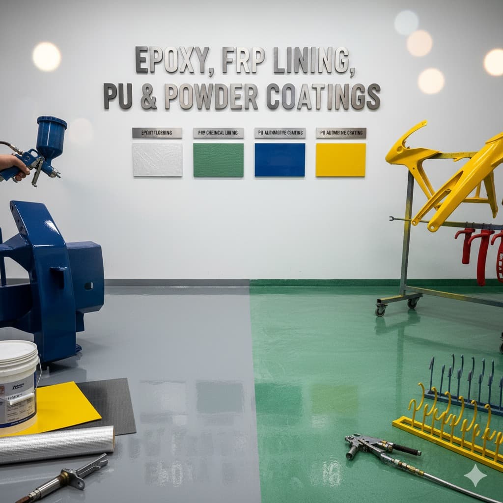 Epoxy, FRP Lining, PU & Powder Coatings
