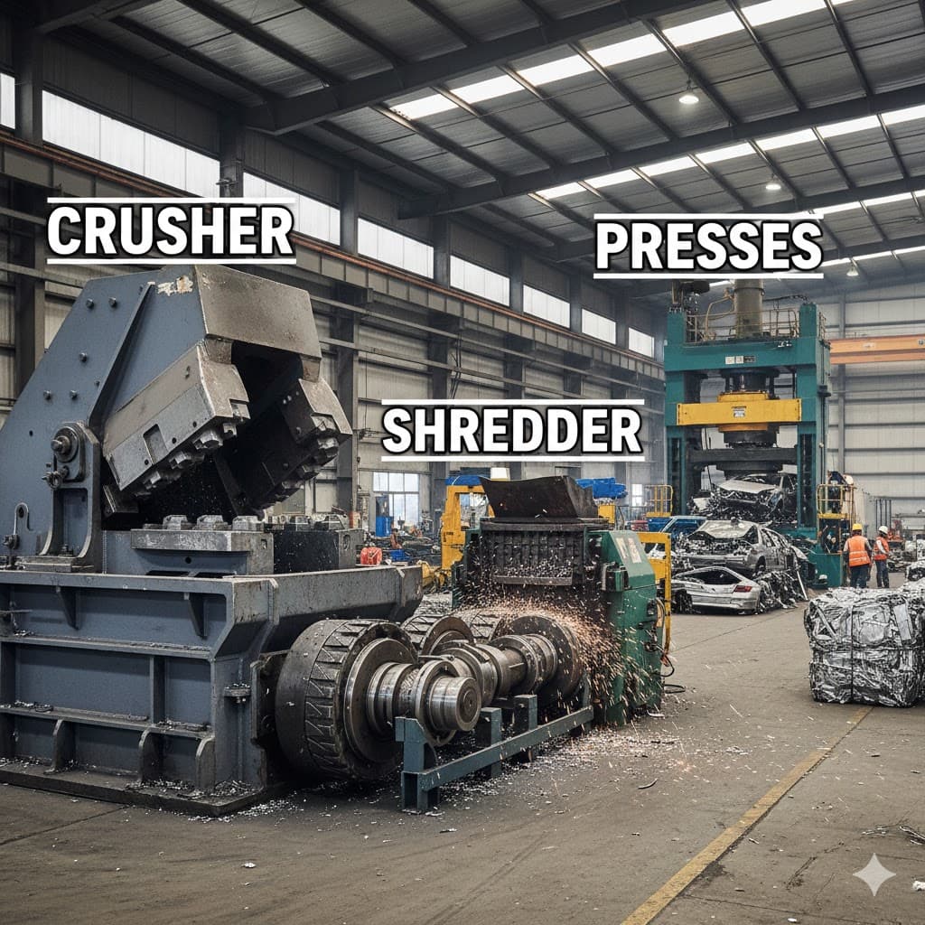 Crusher, Shredder & Presses