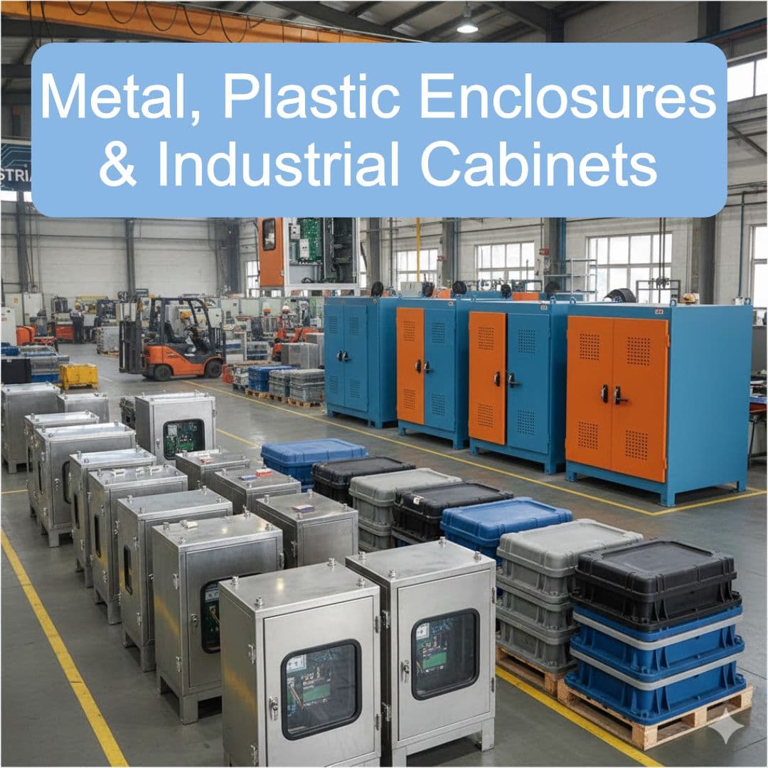 Metal, Plastic Enclosures & Industrial Cabinets