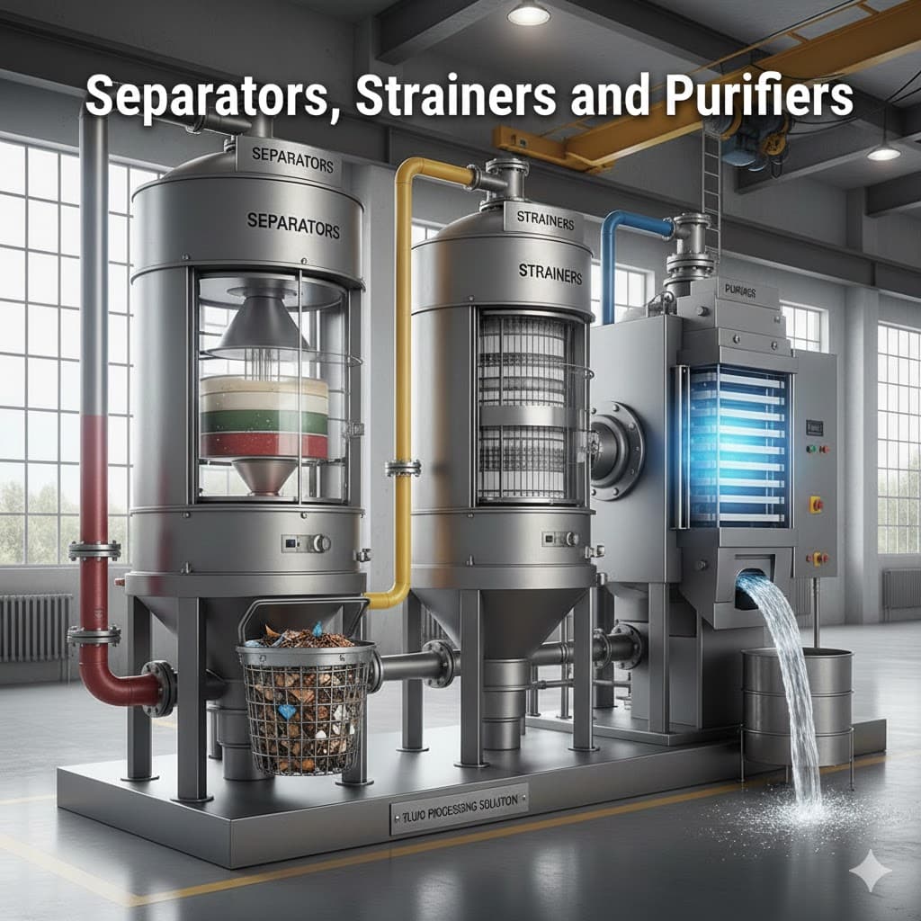 Separators, Strainers and Purifiers