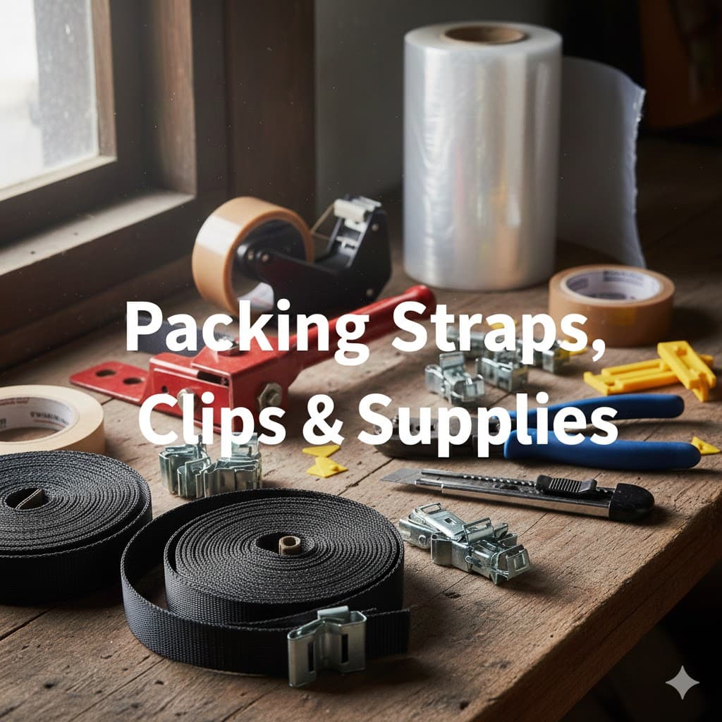 Packing Straps, Clips & Supplies