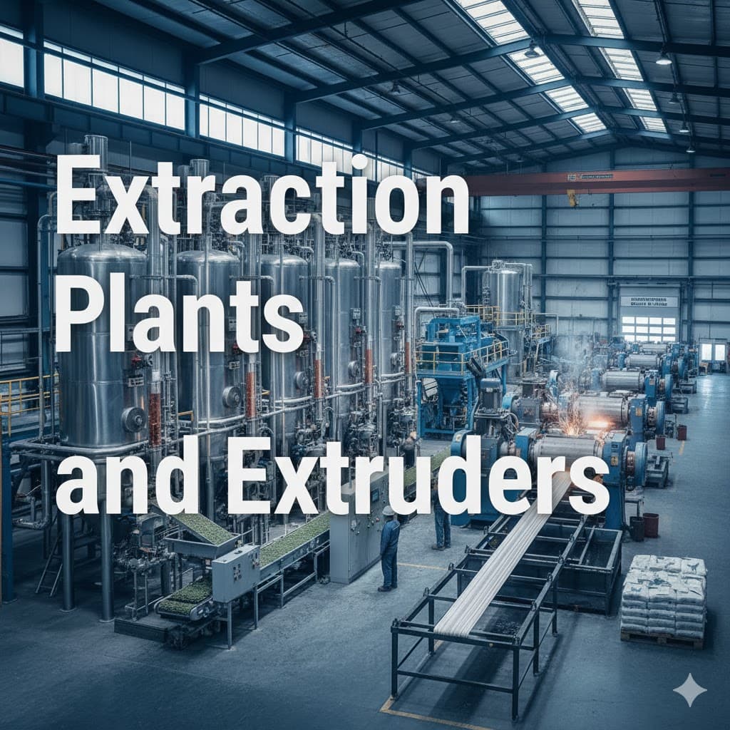 Extraction Plants and Extruders