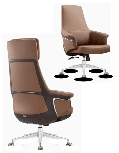 Bentley Brown High-Back Executive Office Chair