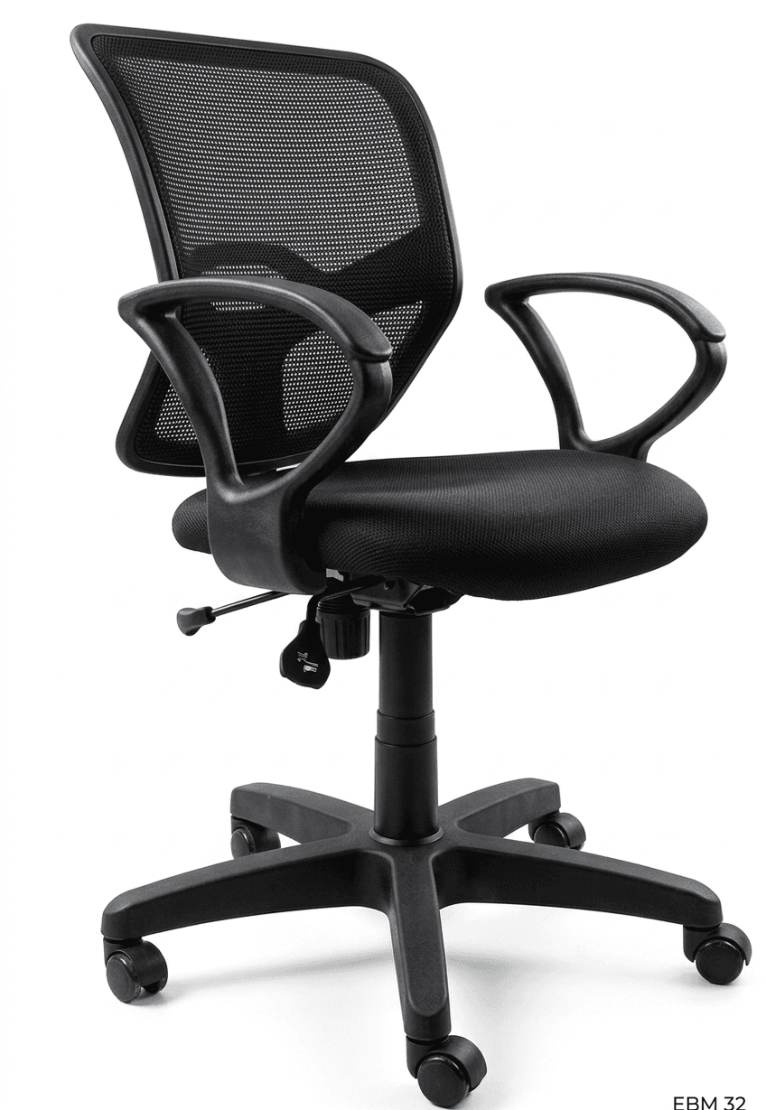 Black Ergonomic Mesh Office Chair