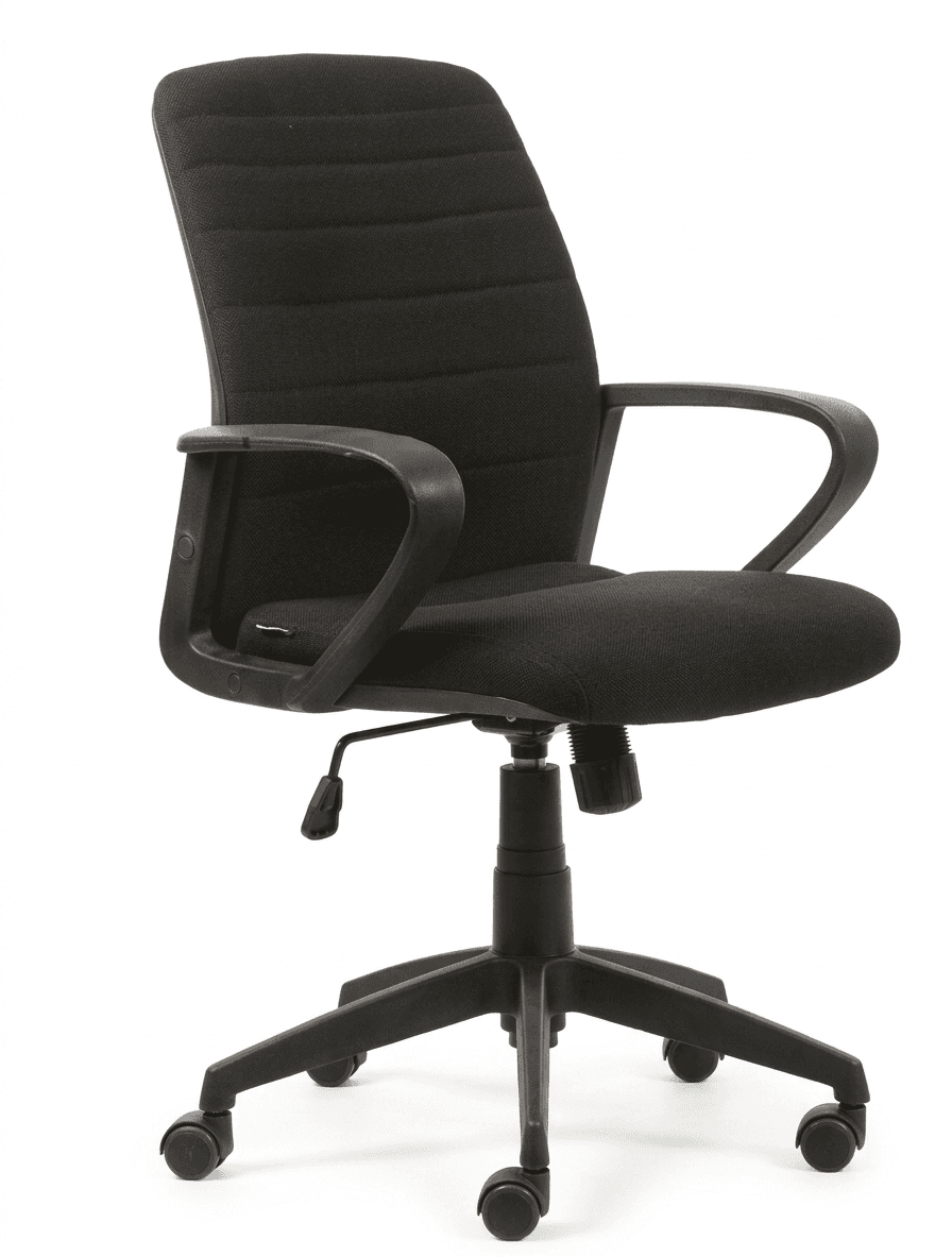 Black Mesh Revolving Office Chair