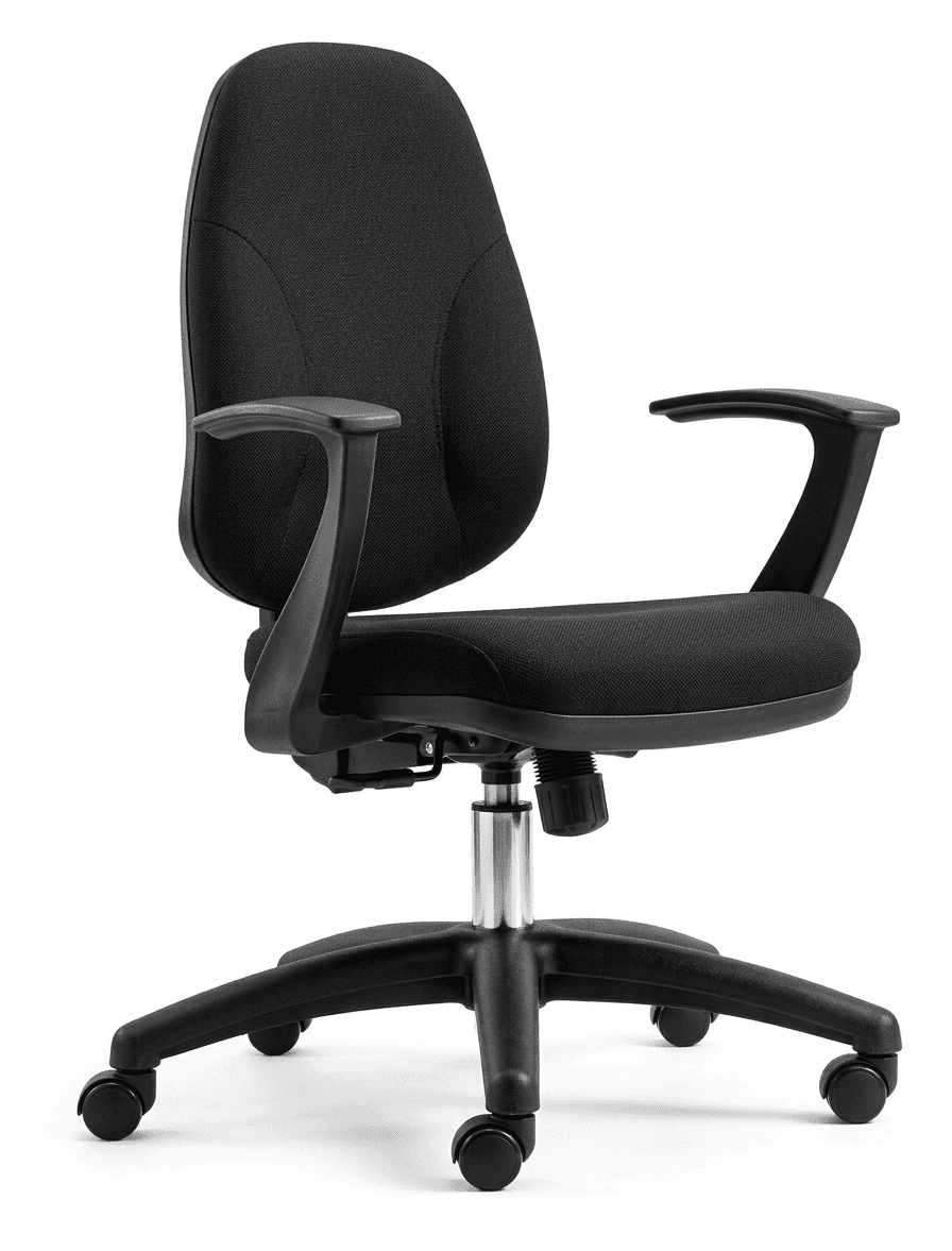 Black Revolving Office Chair