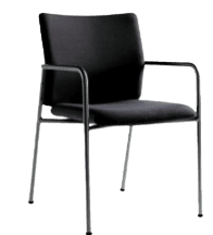 Black Visitor Office Chair