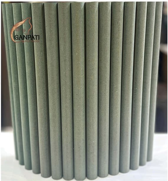 Classic Rounded Fluted Green Panel