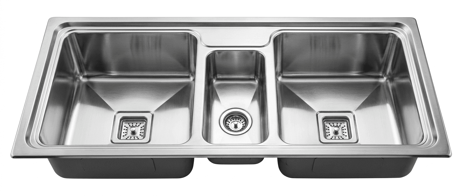 Double Bowl SS Kitchen Sink with Vegetable Board