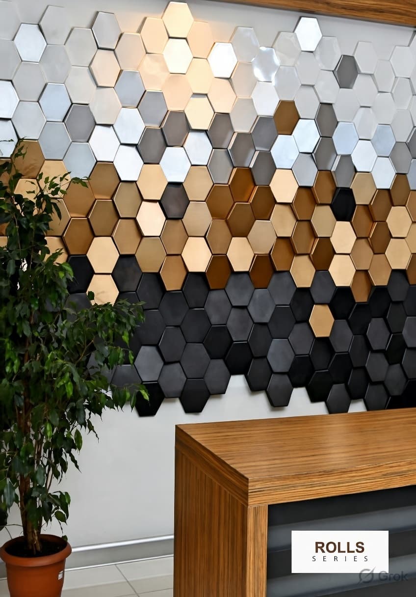 HexaLux 3D Wall Panel Tiles