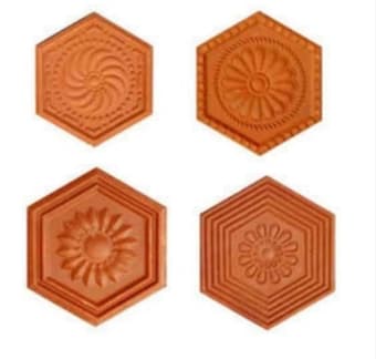 Hexagonal Clay Ceiling Tiles