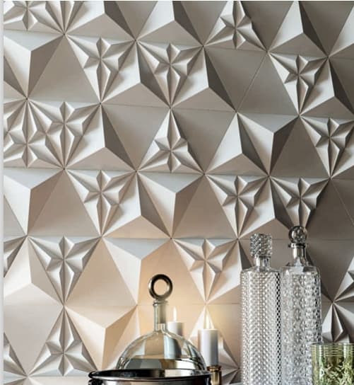 Ivory Prism 3D Wall Panel
