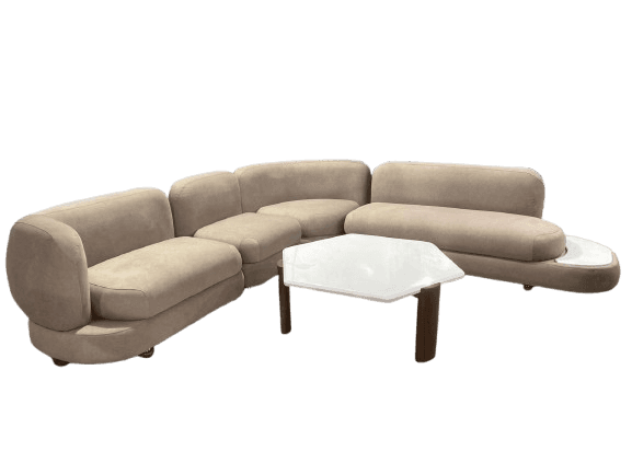 L shape sofa set