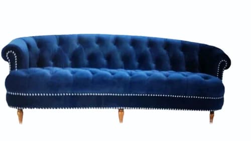 Luxury Velvet Chesterfield Sofa