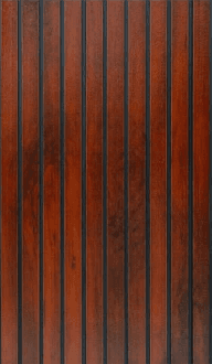 Mahogany Fluted Wood Panel