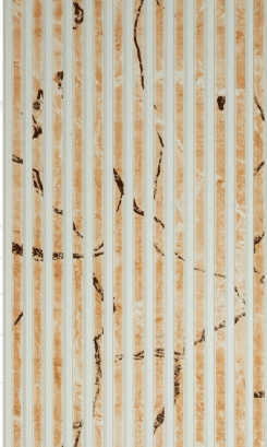 Marble-Inspired Cream & Gold Vertical Slat Panel