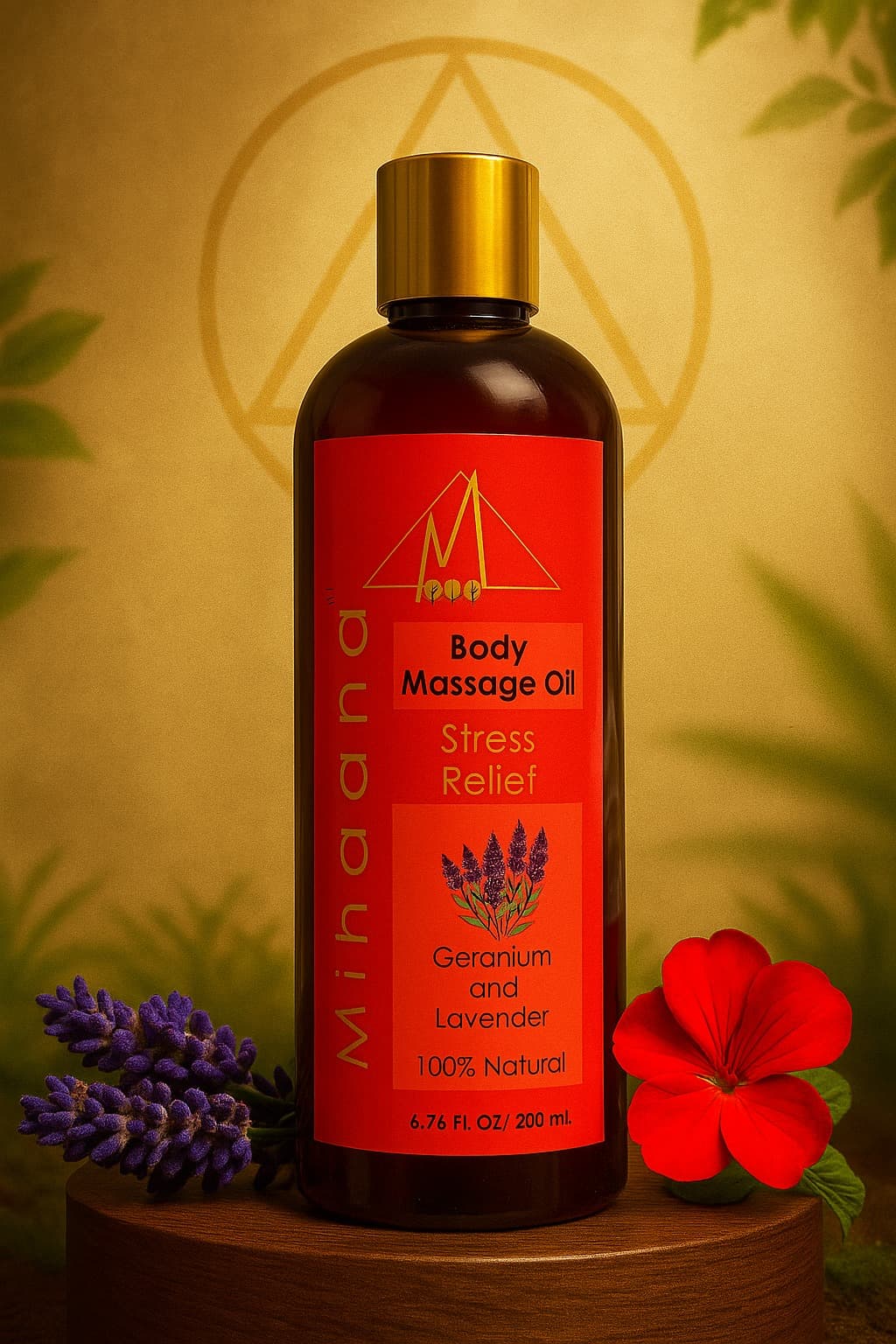Mihaana Stress Relief Body Massage Oil
