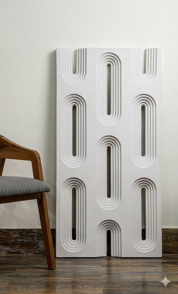 Modern 3D Loop Arch Wall Panel