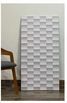 Modern 3D Step Grid Wall Panel
